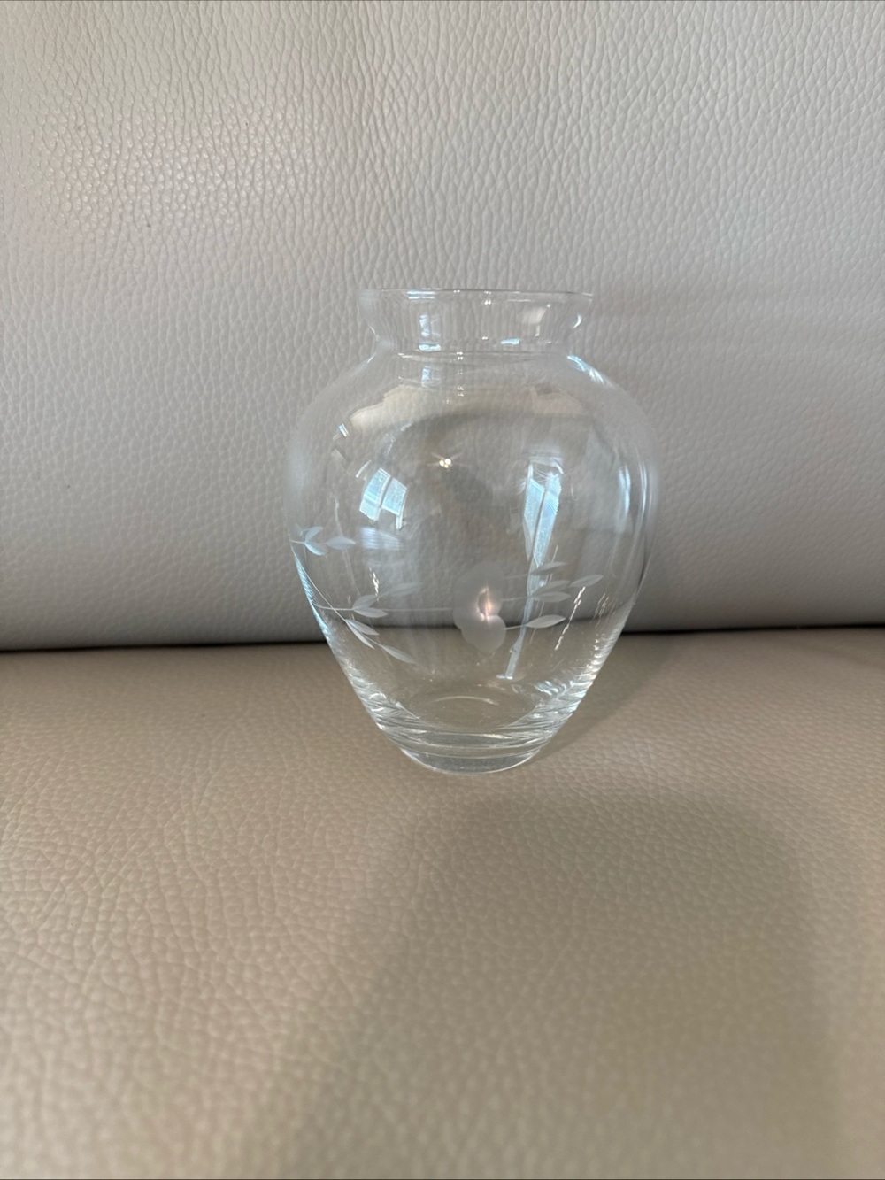 Glass Crystal floral Decorative bud Vase Home Accent princess house heritage